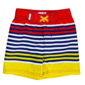 NWT Ruggedbutts Striped Swim Suit 2T